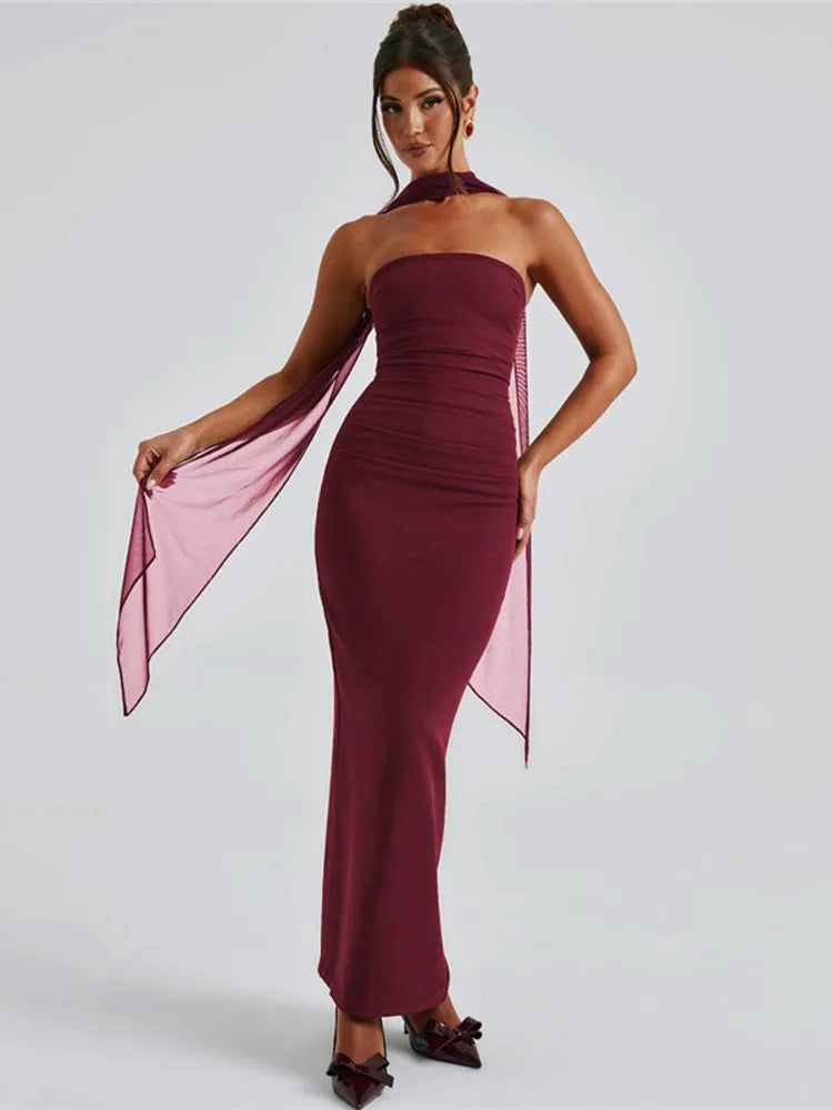 Backless Classy Maxi Dress