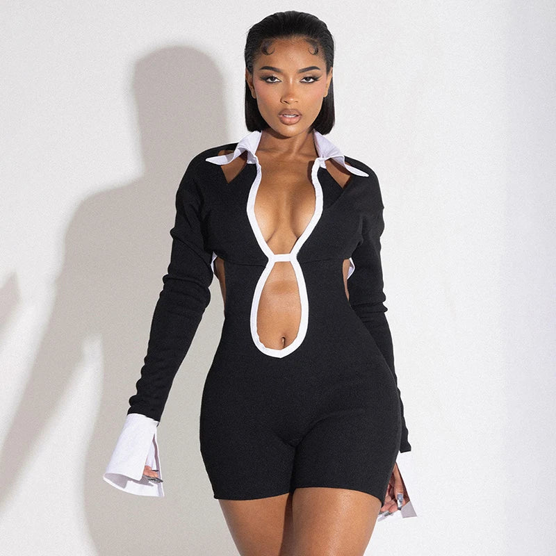 Black Commuter Bodycon