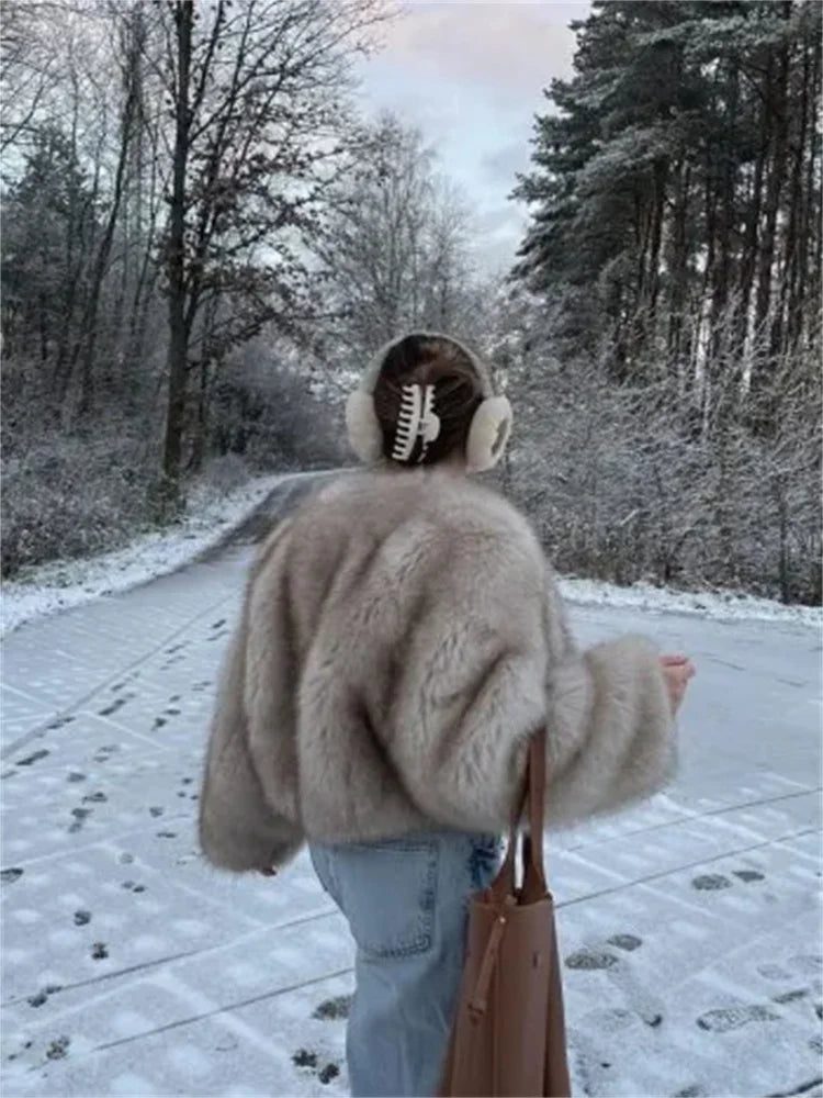 Fashion Faux Fur Coat