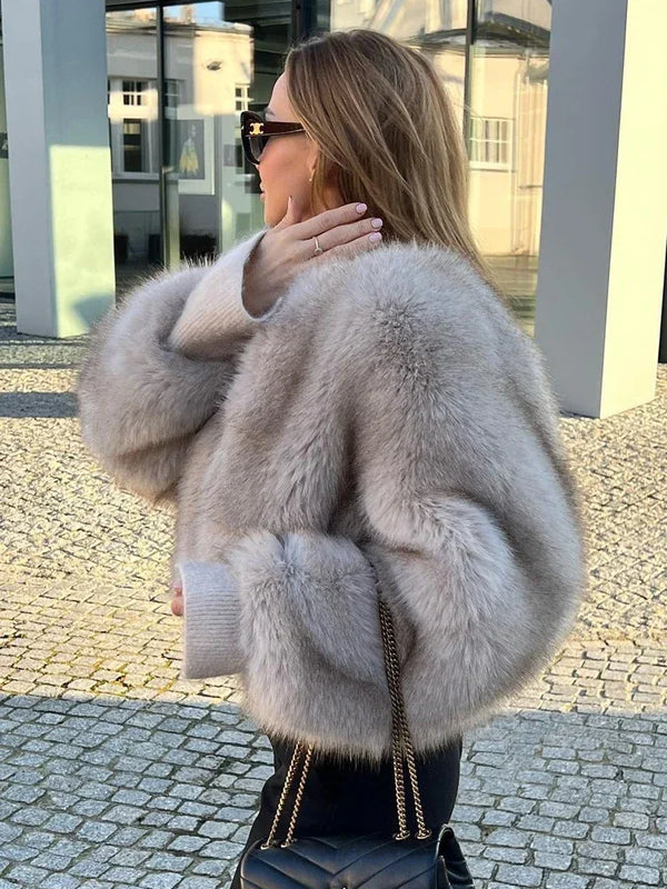 Fashion Faux Fur Coat